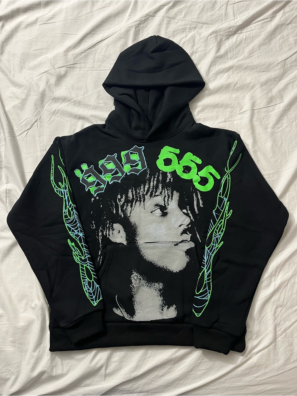 Sp5der X Juice WRLD Hoodie